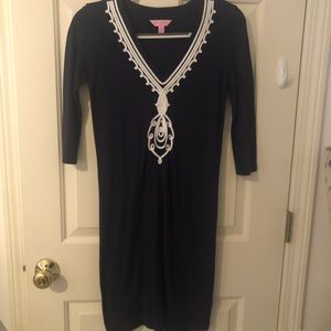 navy lilly pulitzer dress